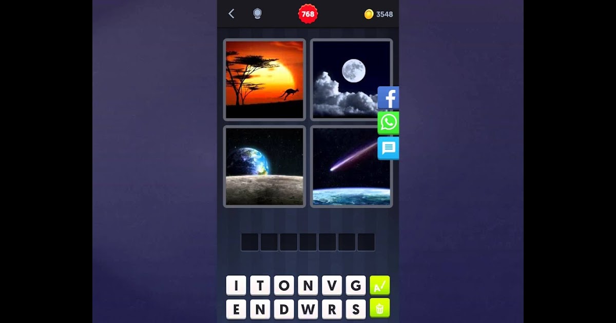 4 Bilder 1 Wort Erde Weltall Test
