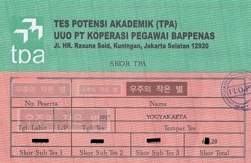 Tes Tpa Bappenas Online Latihan Tpa Online Bappenas Soal