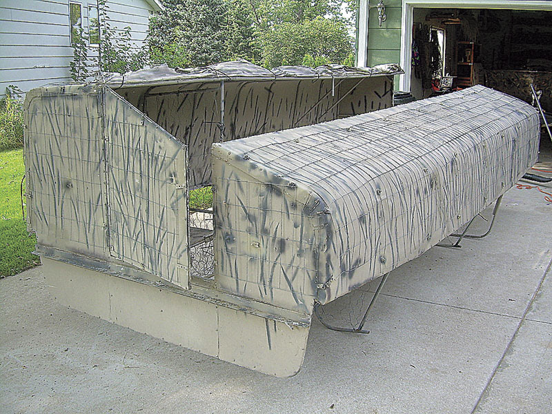 Duck boat blind plans | Cimon