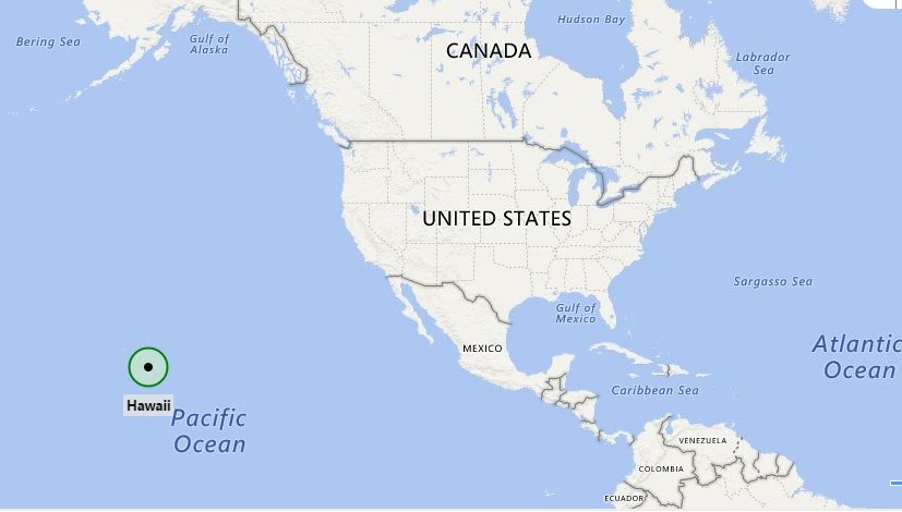 Hawaii On World Map | Campus Map