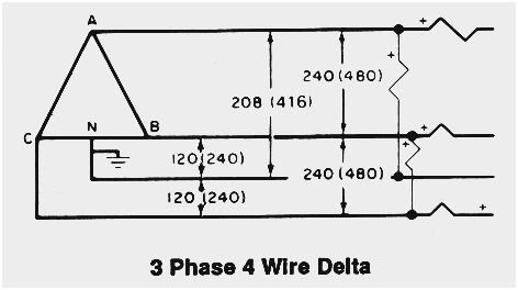 480 Volt 3 Phase Motor Wiring Diagram / 12 Lead Alternator Connection
