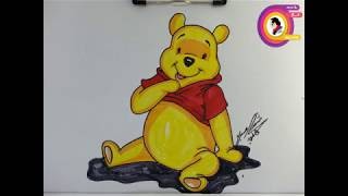تعلم رسم ويني الدبدوب والعسل Kamsidaa