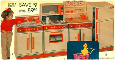 Toy Kitchen Sets Catalogues 1960 s 1980 s Retro Musings Toy Kitchen Sets Catalogues 1960 s 1980 s Retro Musings