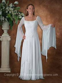 Halloween Themed Wedding Dresses