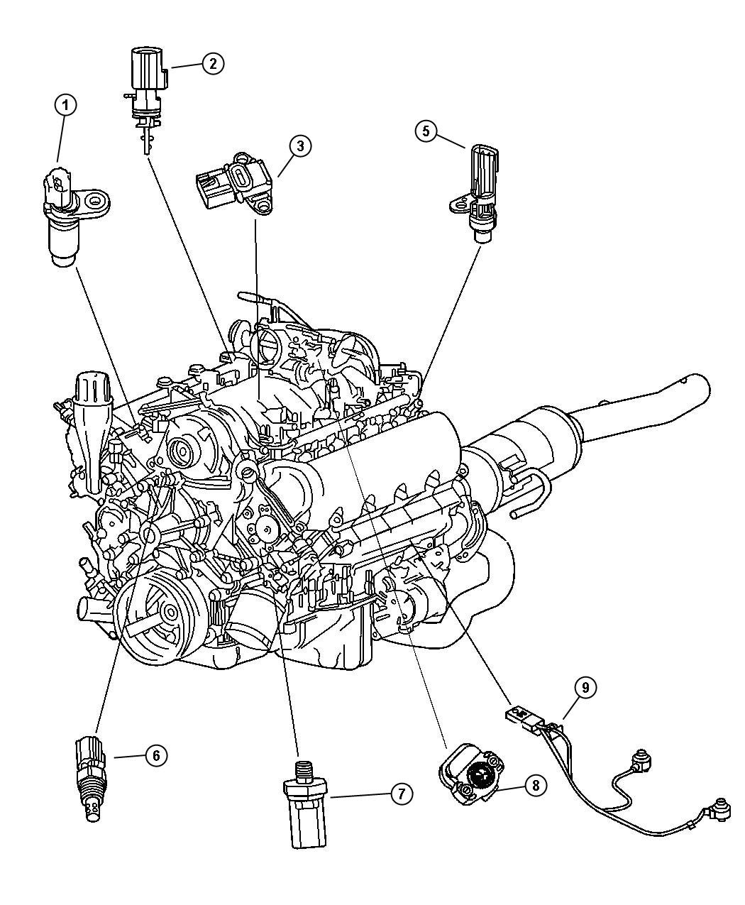 Diagram 2004 Dodge Durango 5 7 Engine Conpartment