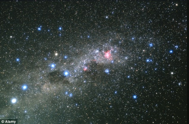 Precious: Scientists believe the rock which is in the Milky Way has been transformed into a small planet made of diamond