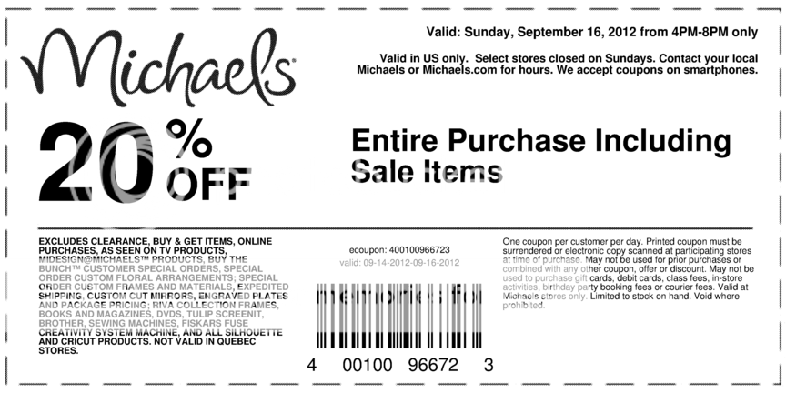 The Craft Mom: Michaels Weekly Coupons