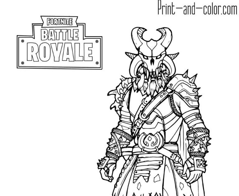 Fortnite Reaper Coloring Pages To Print - Ferrisquinlanjamal