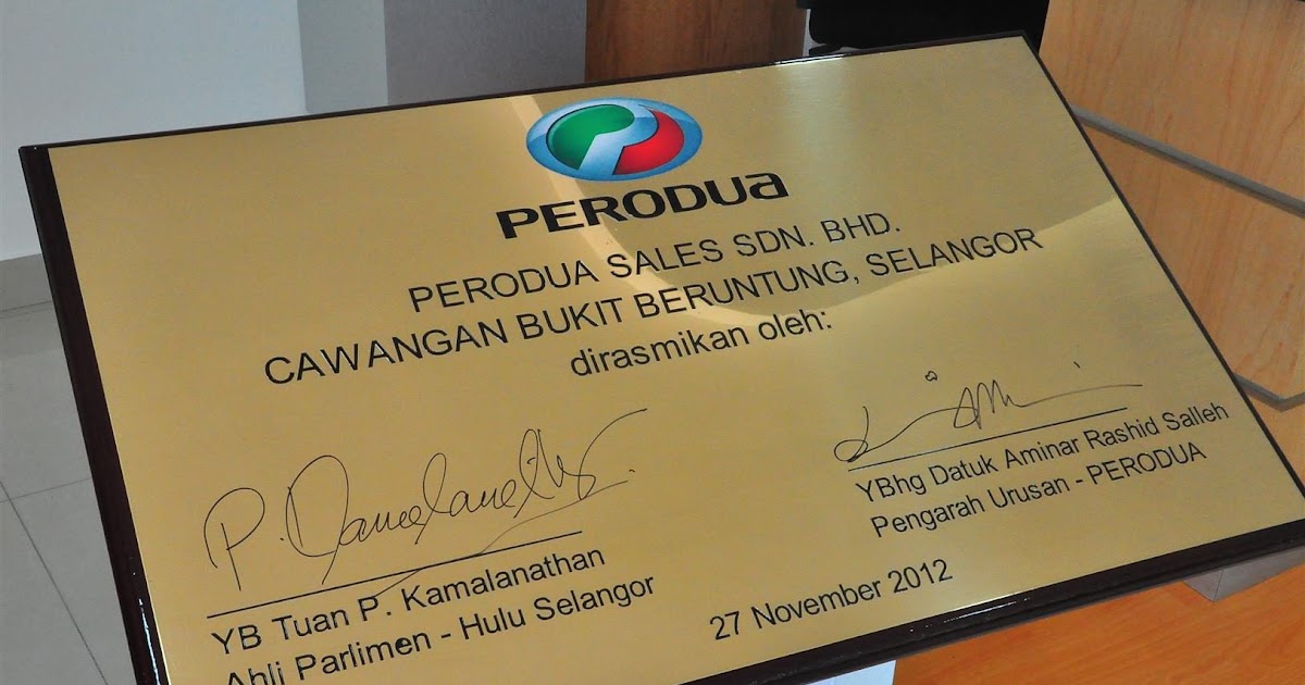 Job Perodua Malaysia - Klewer mm