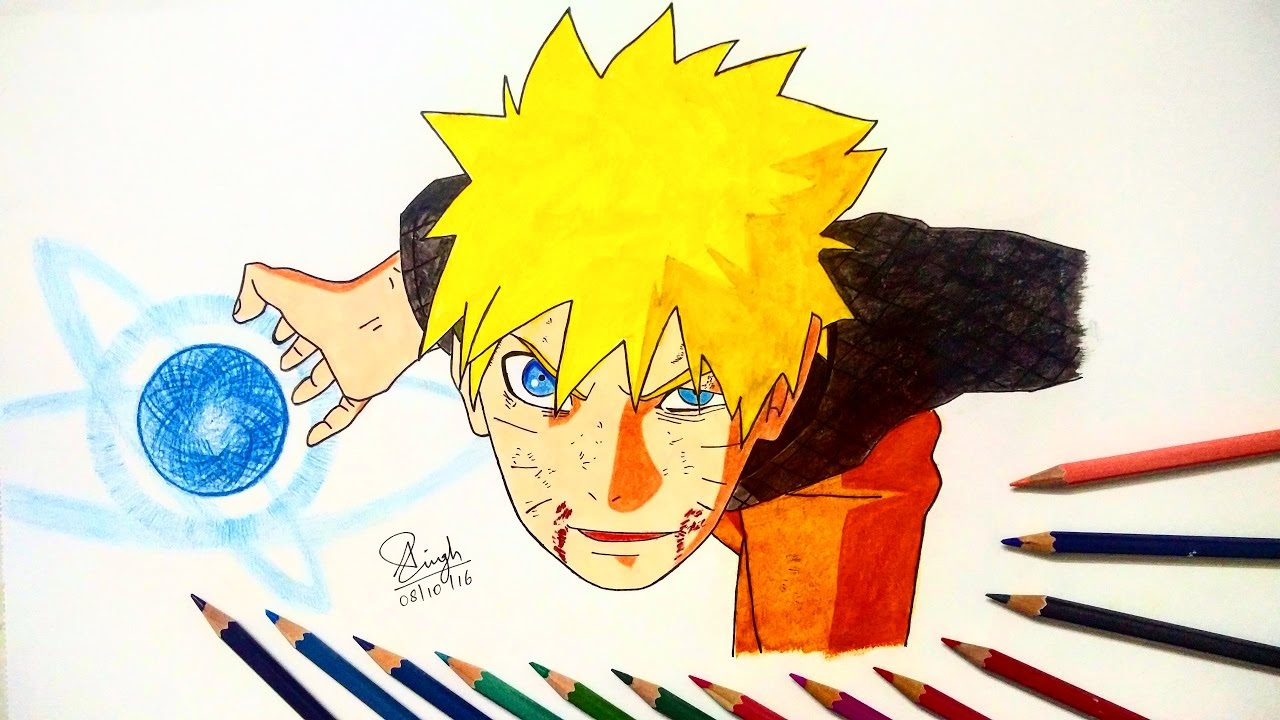 How To Draw Boruto Rasengan Step By Step Tutorial Naruto The