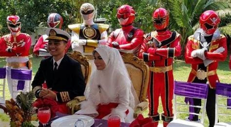 Resepsi Pernikahan Dijaga Power Ranger Resepsi Pernikahan Dijaga Power Ranger
