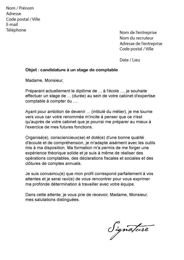 Lettre De Motivation Gestionnaire Debutant - Soalan aj