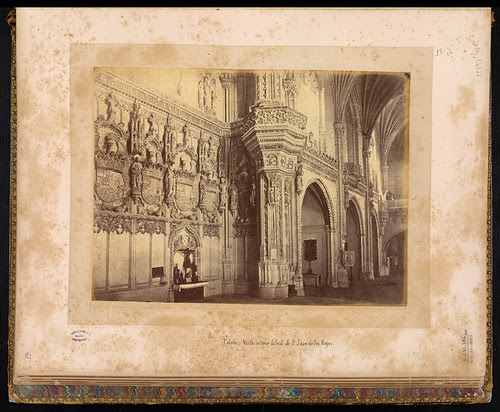 Monasterio de San Juan de los Reyes de Toledo en el siglo XIX. Foto Jean Laurent. Biblioteca Nacional de Brasil