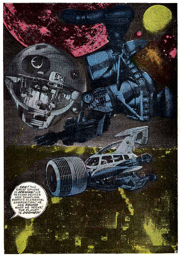 Jack Kirby photomontage from Fantastic Four #48 (March 1966)