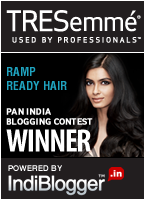 TRESemmé Ramp Ready Hair - IndiBlogger Contest Winner