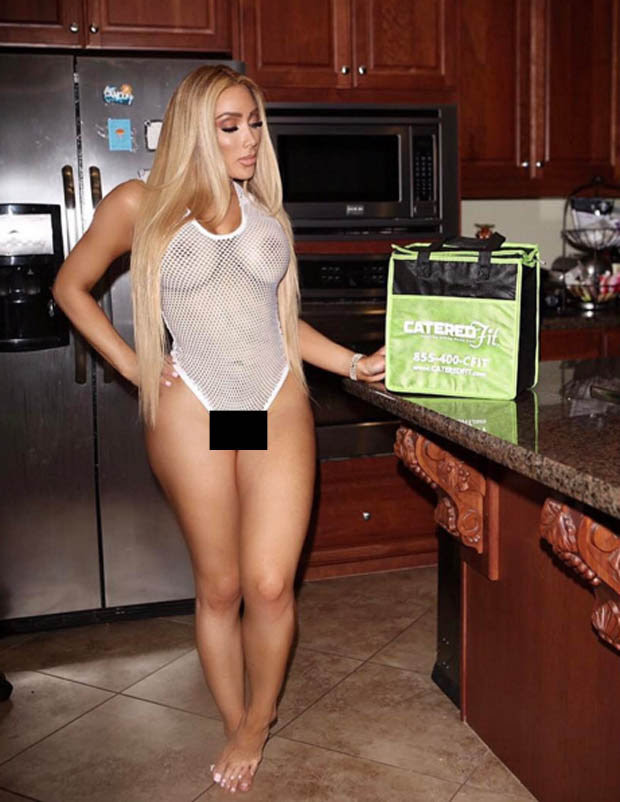 Nikki Baby Porn - Reality vixen Nikki Mudarris displays nipples and Kardashian-worthy curves  in a sheer outfits