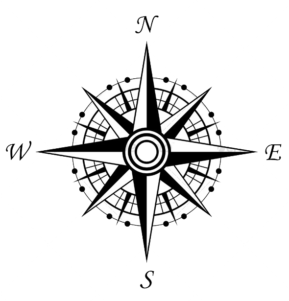 Transparent Background Compass Clipart Black And White Foto Images