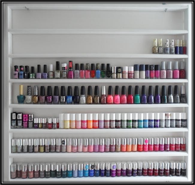 How To Make A Wood Nail Polish Rack