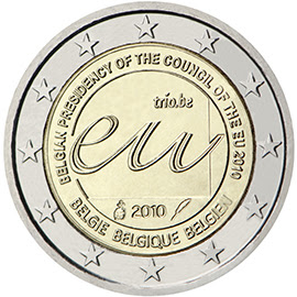 Face comemorativa da moeda de €2 Face comemorativa da moeda de €2