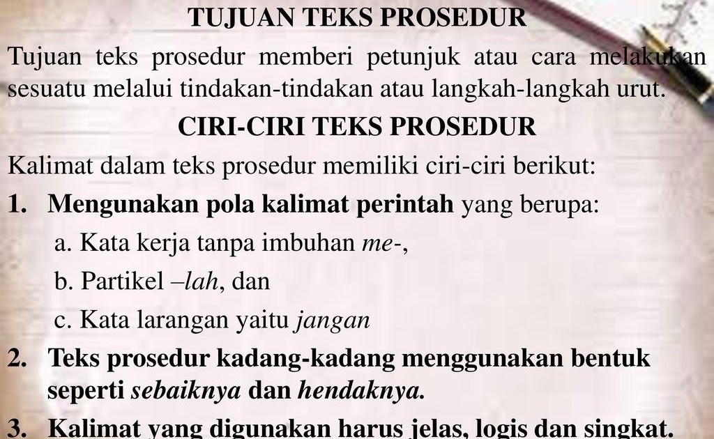 Sebutkan 3 Ciri Ciri Teks Laporan Terkait Teks
