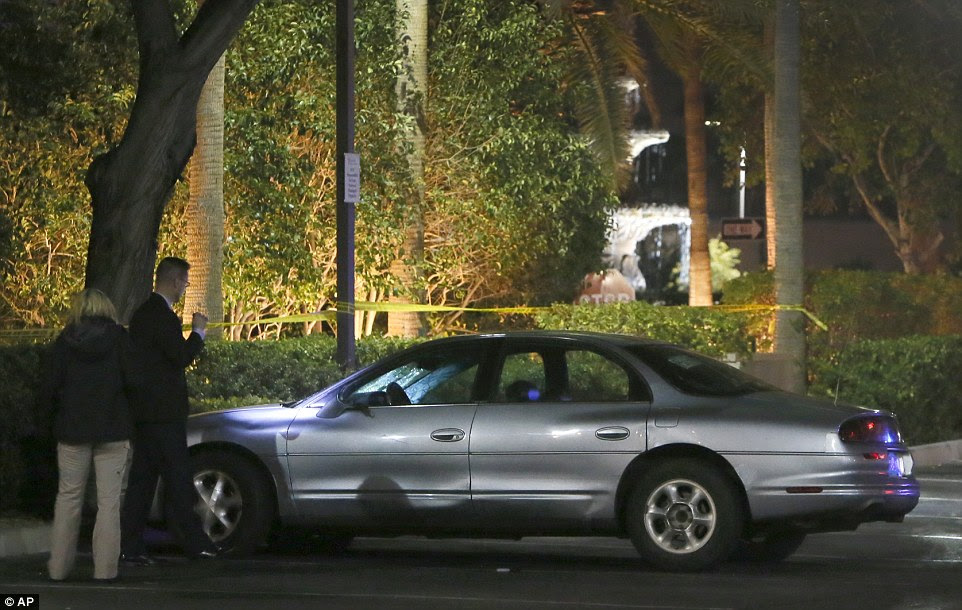 Las Vegas Metropolitan Police Lt. Dan McGrath said the woman was driving a 1996 Oldsmobile (pictured) that was registered in Oregon