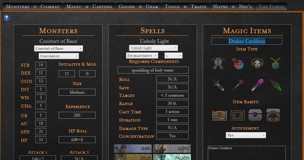 Dnd 5E Combat Calculator : D&D 5E - Online Tools | Dungeon Master