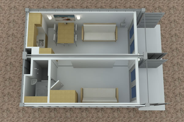 Least Home: Get Small shipping container home plans