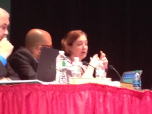 Former state testing director, Bari Ehrlichson, now working in Newark talks about the city's PARCC scores.