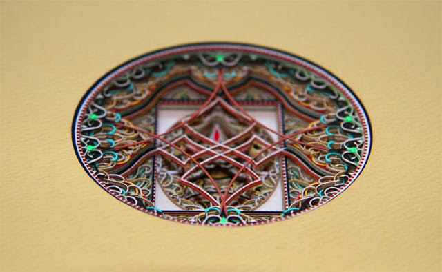 Stained Glass Windows Made from Laser Cut Paper by Eric Standley Stained Glass Windows Made from Laser Cut Paper by Eric Standley sculpture paper