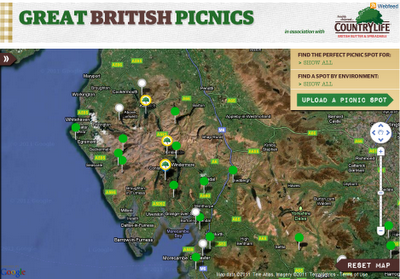 Great British Picnics Map
