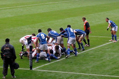 England vs. Samoa @ Twickenham - Samoa desperately try to defend