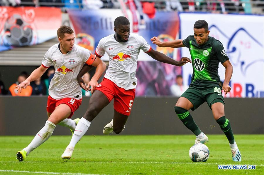 German Bundesliga Match Rb Leipzig Vs Vfl Wolfsburg Xinhua English News Cn