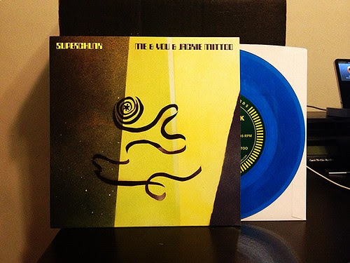 Superchunk - Me & You & Jackie Mittoo 7" - Blue Vinyl by Tim PopKid
