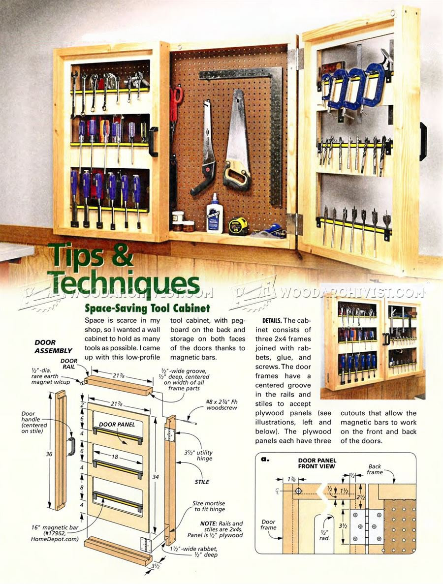 Tambour Tool Cabinet Plans Download
