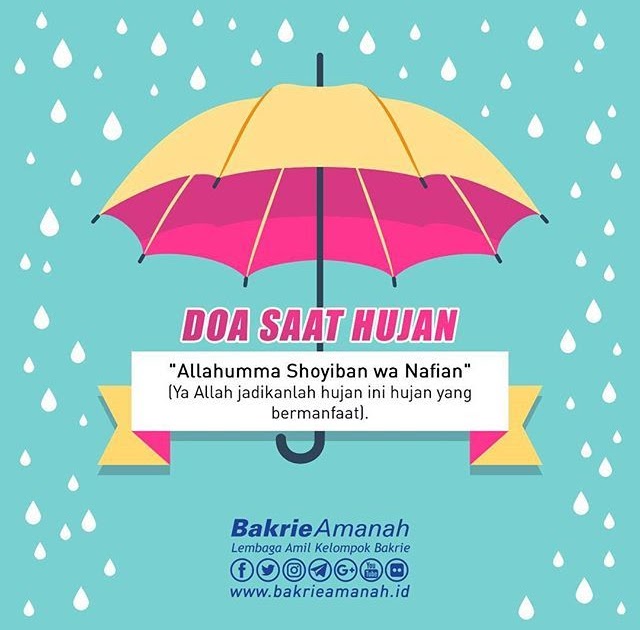 Doa Ketika Hujan Turun / Doa Minta Hujan Doa Hujan Allah : Al baihaqi