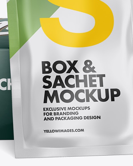 Download Free Coffee Sachet Mockup PSD Mockup Template