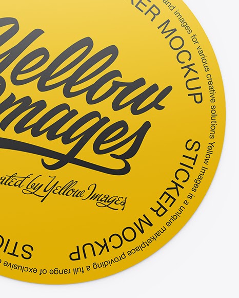 Download Download Circle Sticker Mockup Free Yellowimages - Round ...