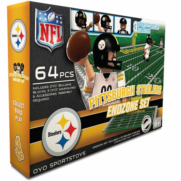 Oyo NFL Pittsburgh Steelers 64Piece End Zone Building Set 17605929 Overstock.com Shopping Oyo NFL Pittsburgh Steelers 64Piece End Zone Building Set 17605929 Overstock.com Shopping