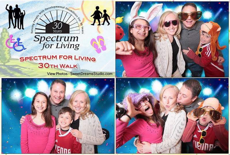 Photo Booth Print Design for Spectrum for Living 30th Anniversary Walk Northern NJ