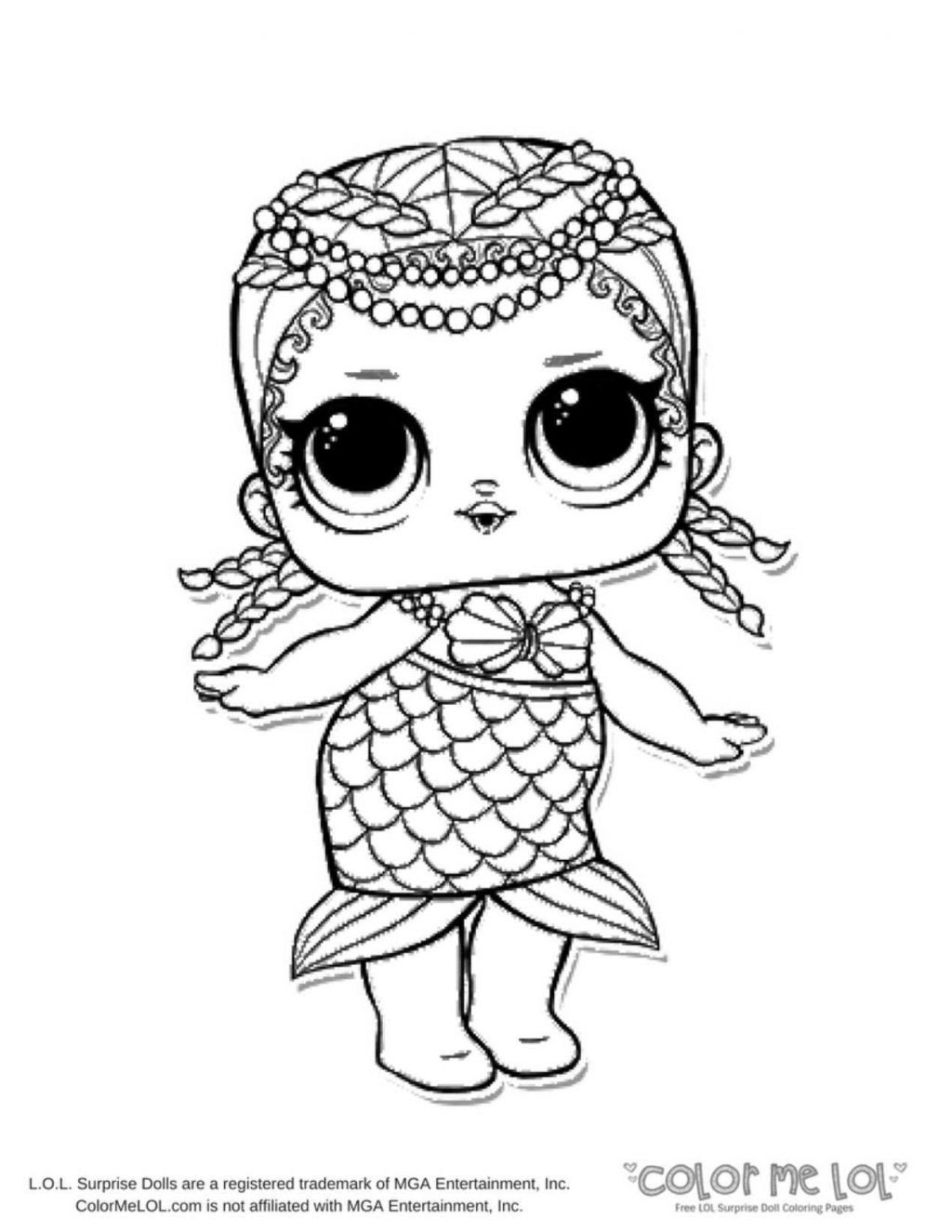 Lol Surprise Doll Coloring Pages Printable Unicorn ...