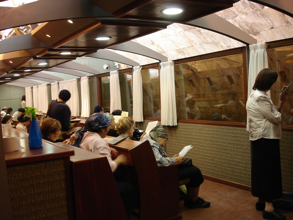 The women's gallery in the Western Wall Tunnels