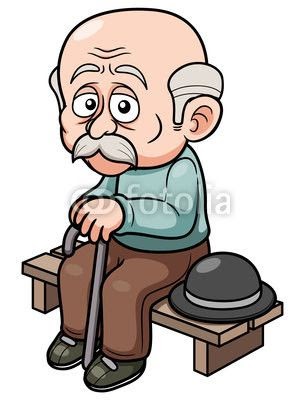 Man Old Age Cartoon