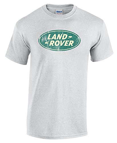 Land Rover Distressed T-Shirt-LightGrey-2XL