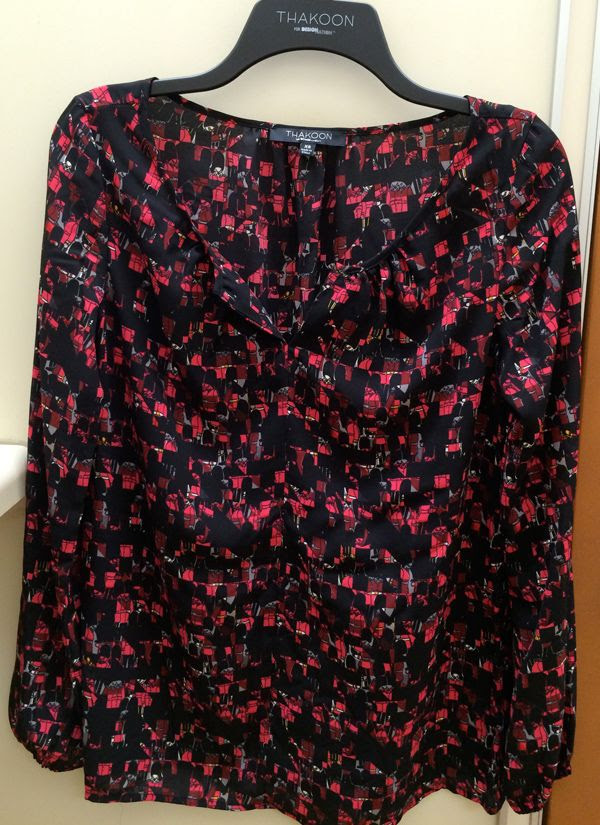 Thakoon for Kohls Print Peasant Top