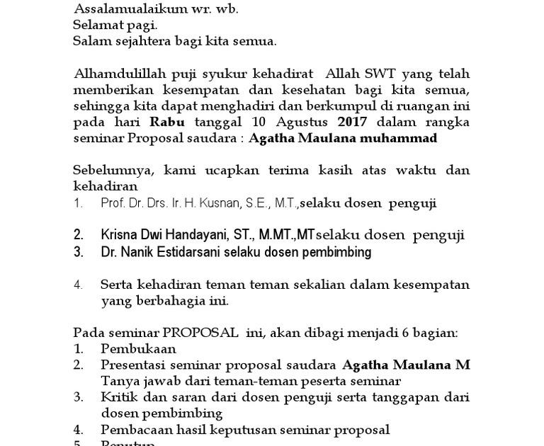 Tanya Jawab Seminar Proposal Jawaban Soal Terbaru