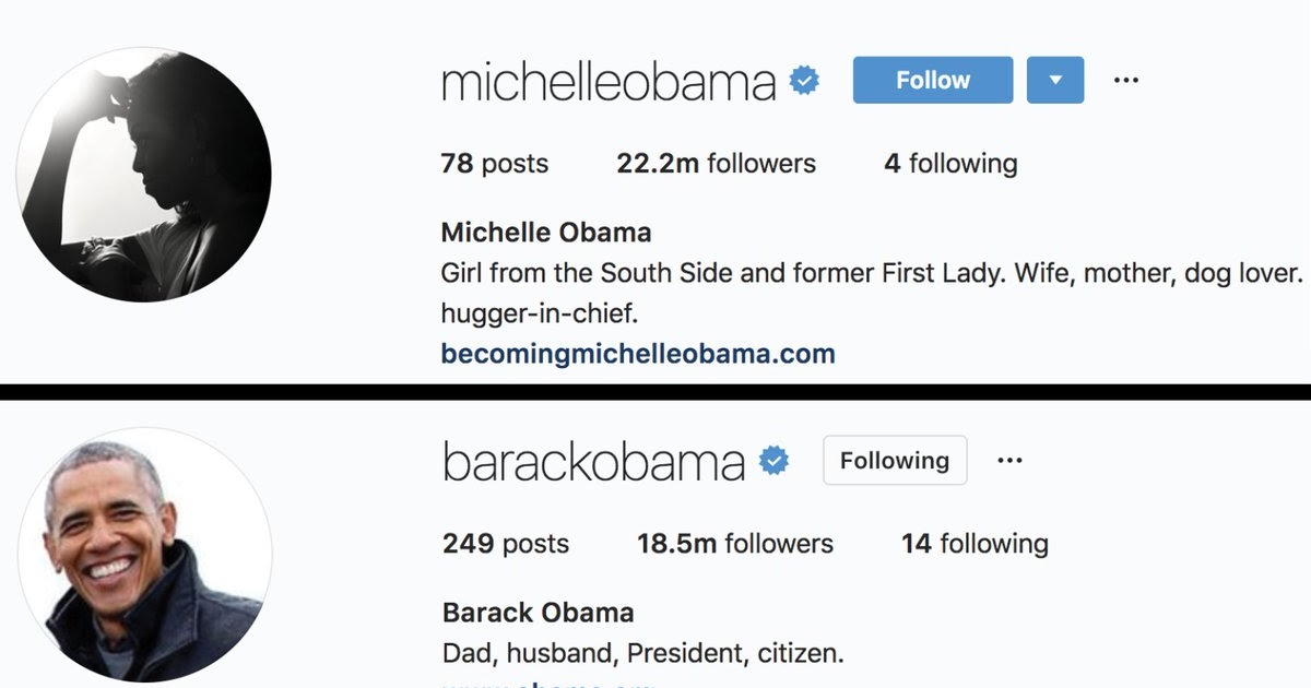 Obama Instagram Followers