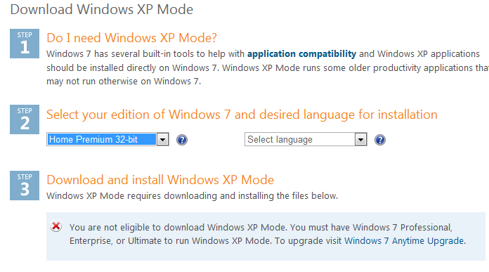 Windows 7 Home Premium