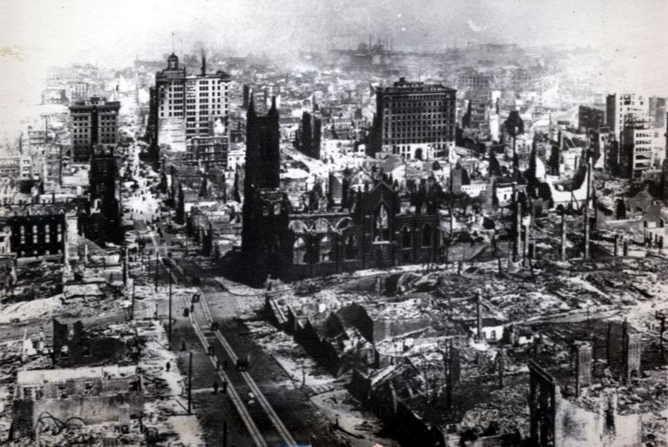 Three thousand people died in the earthquake that struck San Francisco in 1906
