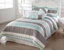QUEEN Size Bedding 90 X 92 7-Pieces BACHELOR Comforter set Light ...