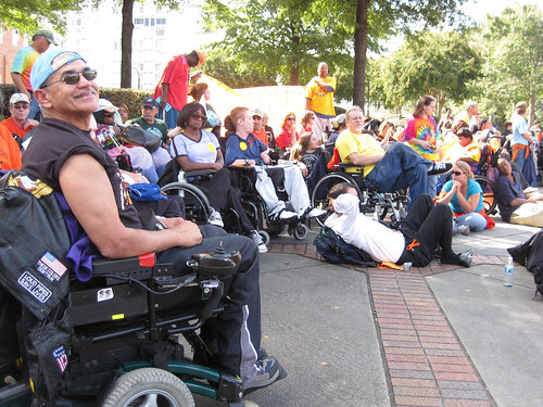 ADAPT rally and march in Atlanta, Sunday